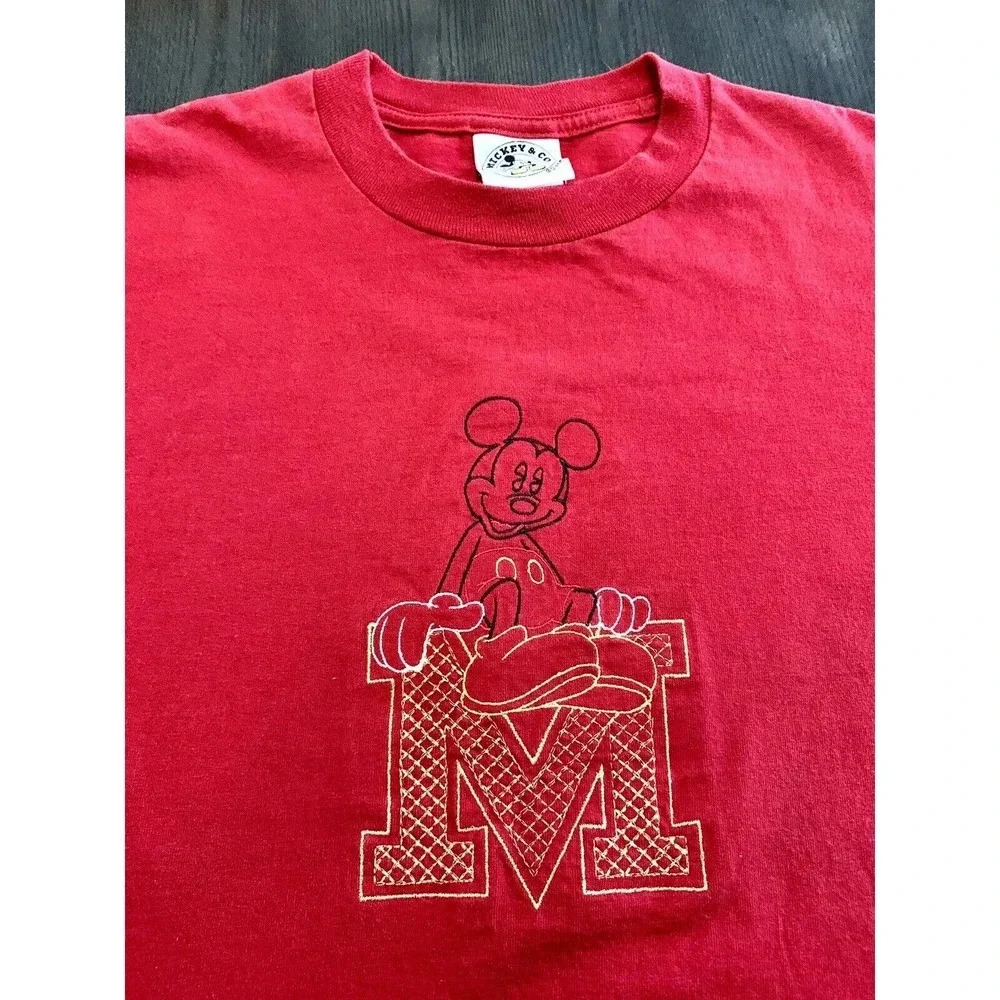 Vintage Disney Mickey Mouse T Shirt Mickey & Co. Size Large Tshirt Made In USA - Picture 3 of 11